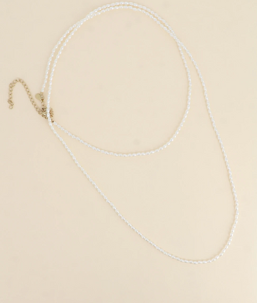 Kastgeluk ketting parels